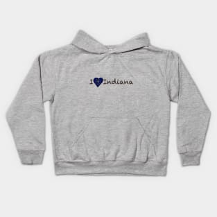 I Love Indiana Kids Hoodie